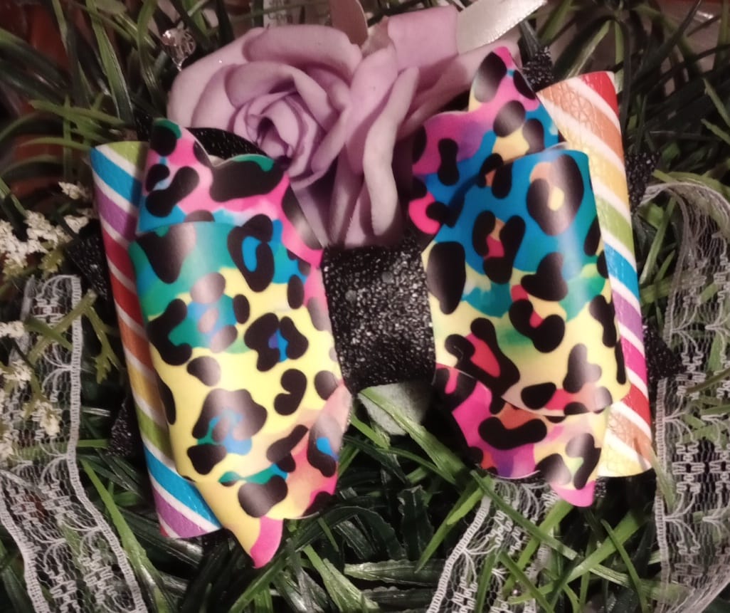 Rainbow Leopard Bow