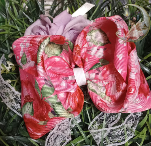 JoJo Style Bow Floral Hearts