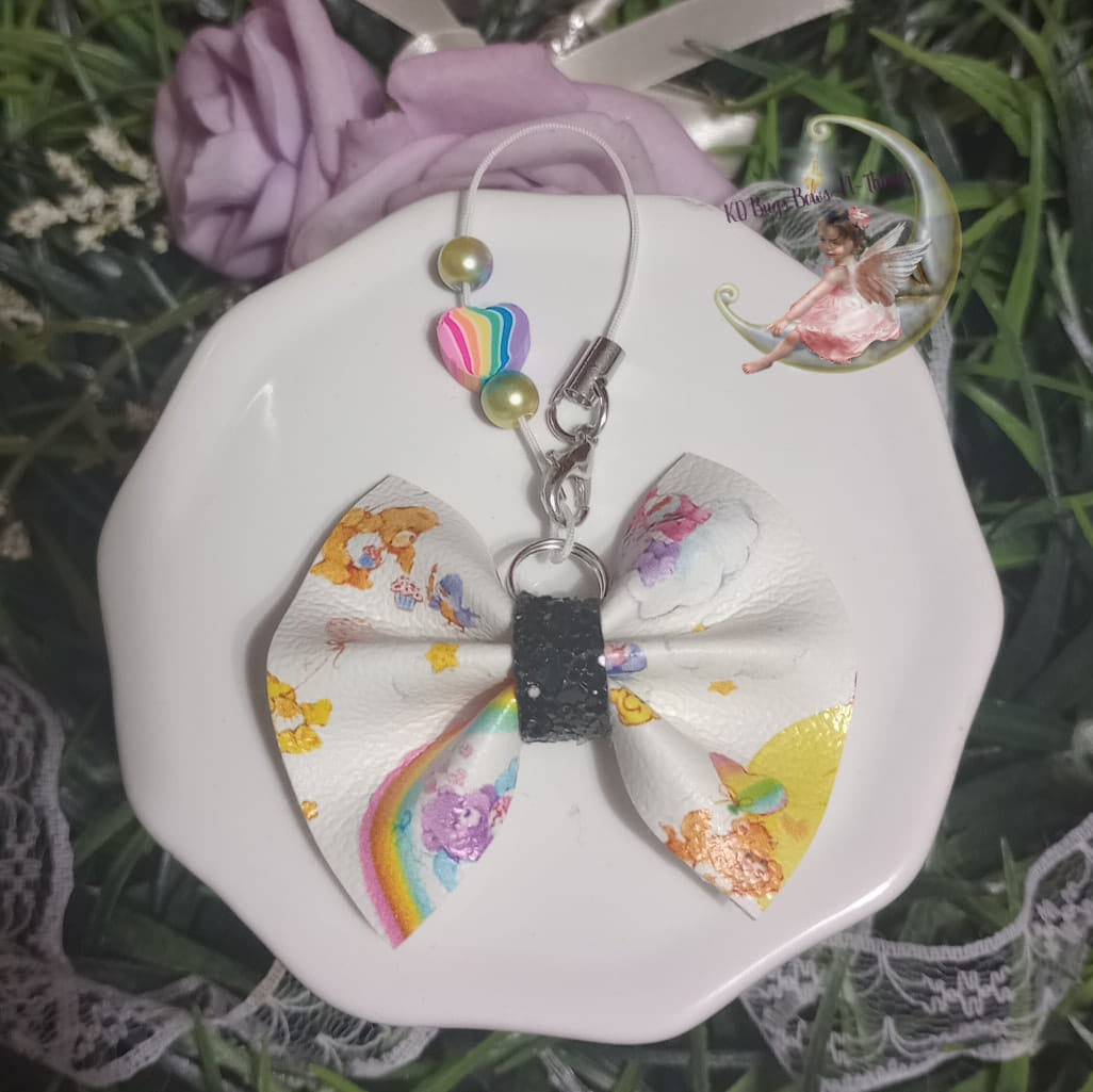 Care Bear bow handle charm