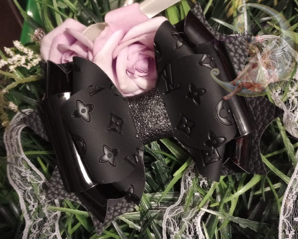 Black LV  bow Shiny version